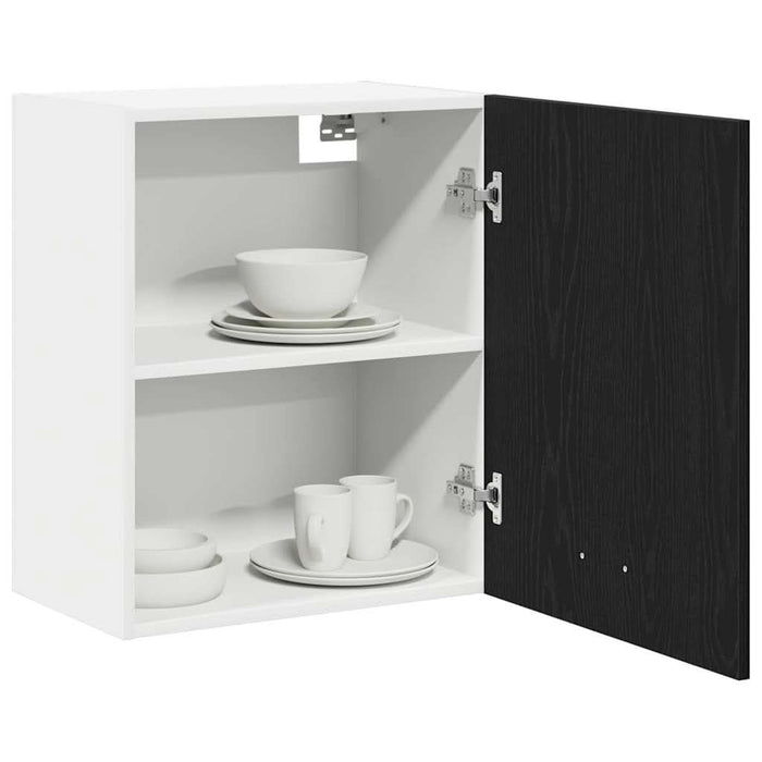 Dulapuri Suspendate cu raft 2 pcs Stejar negru 100 x 31 x 60 cm - WALTI WALTI