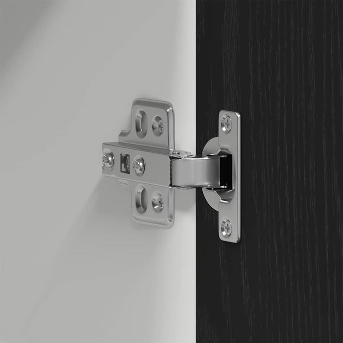 Dulap suspendat Riga Stejar negru 60 x 31 x 60 cm Lemn compozit - WALTI WALTI