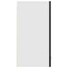 Dulap Suspendat cu Uși din Sticlă Stejar negru 80 x 31 x 60 cm - WALTI WALTI