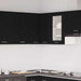 Dulap Suspendat pentru Colț cu ușă Stejar negru 57 x 57 x 60 cm - WALTI WALTI