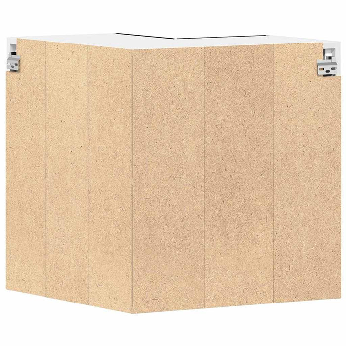 Dulap Suspendat pentru Colț cu ușă Stejar negru 57 x 57 x 60 cm - WALTI WALTI
