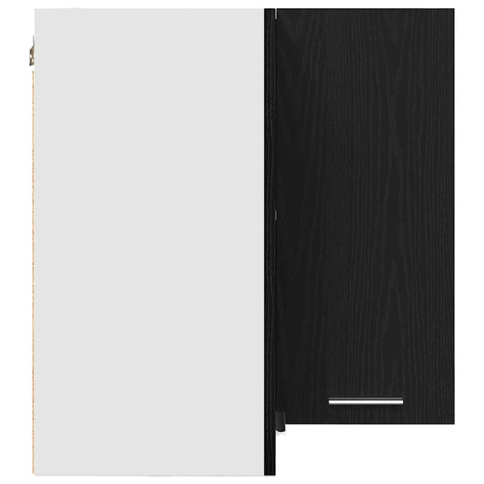Dulap Suspendat pentru Colț cu ușă Stejar negru 57 x 57 x 60 cm - WALTI WALTI