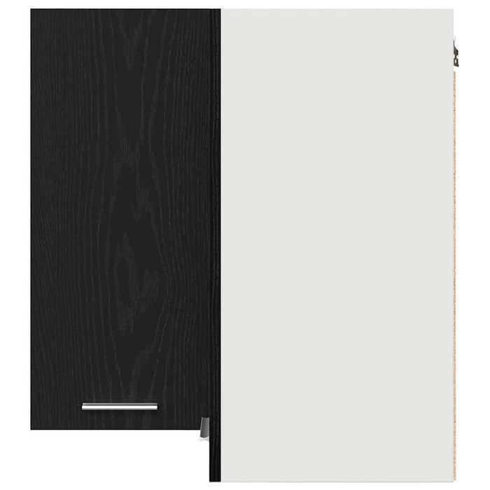 Dulap Suspendat pentru Colț cu ușă Stejar negru 57 x 57 x 60 cm - WALTI WALTI