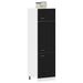 Dulap pentru Frigider cu raft Stejar negru 60 x 57 x 207 cm - WALTI WALTI