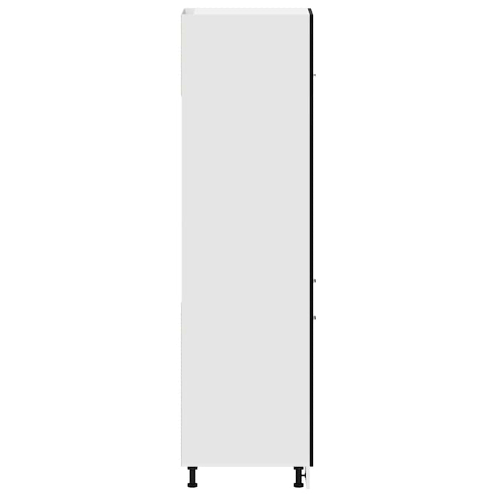 Dulap pentru Frigider cu raft Stejar negru 60 x 57 x 207 cm - WALTI WALTI