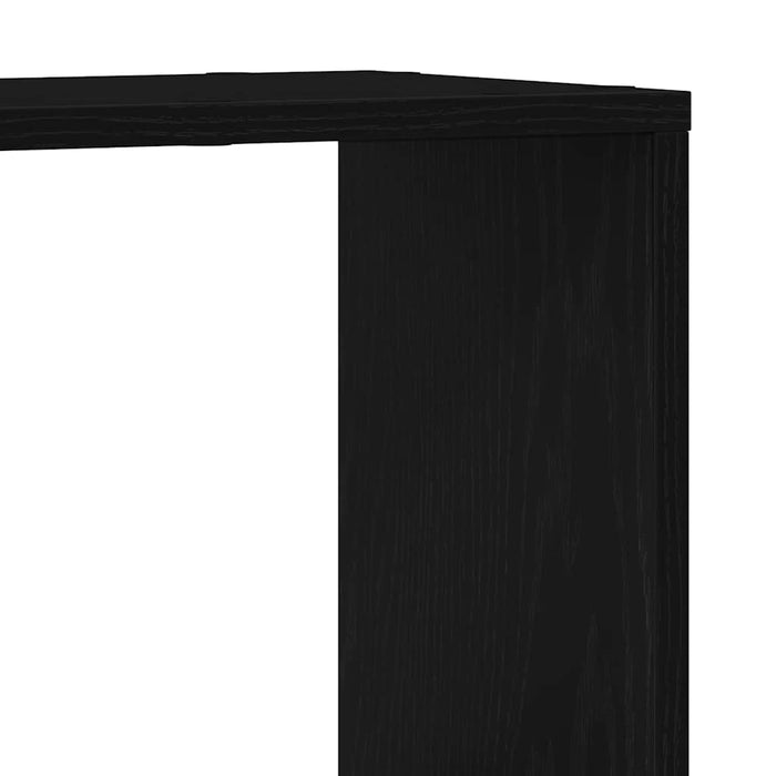 Set comodă TV Pe perete Negru 60 x 24 x 63 cm Lemn compozit - WALTI WALTI