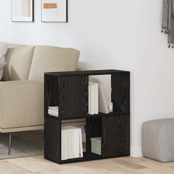 Set comodă TV Pe perete Negru 60 x 24 x 63 cm Lemn compozit - WALTI WALTI