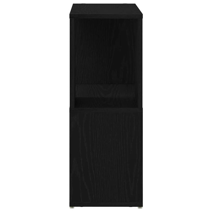 Set comodă TV Pe perete Negru 60 x 24 x 63 cm Lemn compozit - WALTI WALTI