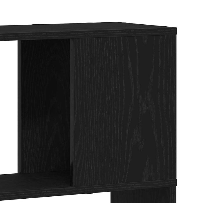 Set comodă TV Pe perete Negru 80 x 24 x 186 cm Lemn compozit - WALTI WALTI