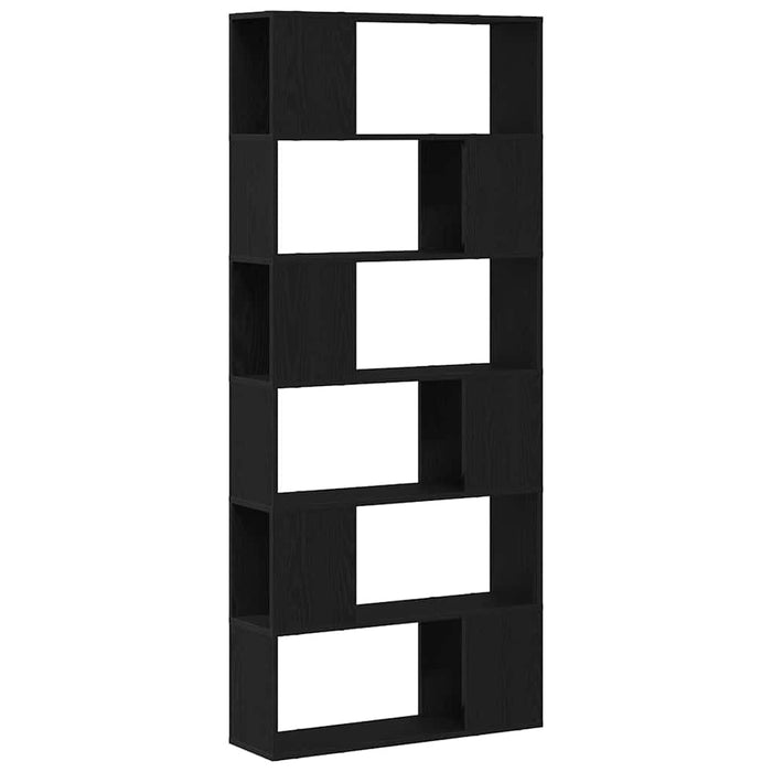 Set comodă TV Pe perete Negru 80 x 24 x 186 cm Lemn compozit - WALTI WALTI