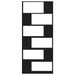 Set comodă TV Pe perete Negru 80 x 24 x 186 cm Lemn compozit - WALTI WALTI
