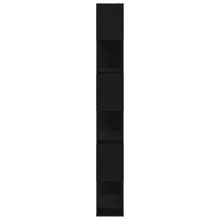 Set comodă TV Pe perete Negru 80 x 24 x 186 cm Lemn compozit - WALTI WALTI
