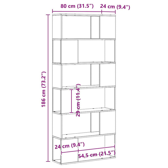 Set comodă TV Pe perete Negru 80 x 24 x 186 cm Lemn compozit - WALTI WALTI