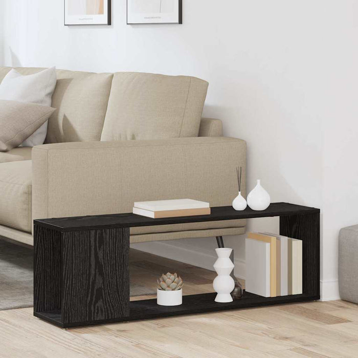 Set comodă TV Pe perete Negru 100 x 24 x 63 cm Lemn compozit - WALTI WALTI