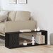Set comodă TV Pe perete Negru 100 x 24 x 63 cm Lemn compozit - WALTI WALTI