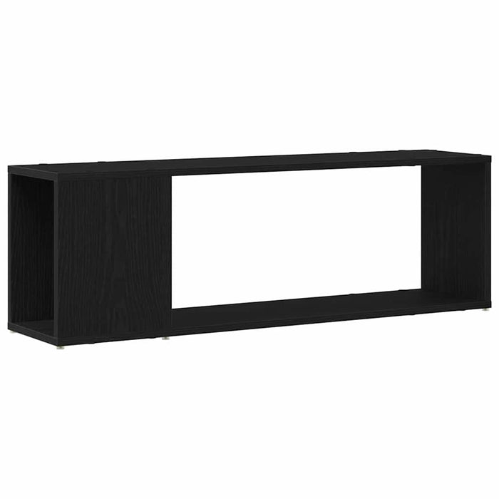 Set comodă TV Pe perete Negru 100 x 24 x 63 cm Lemn compozit - WALTI WALTI
