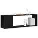 Set comodă TV Pe perete Negru 100 x 24 x 63 cm Lemn compozit - WALTI WALTI