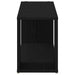 Set comodă TV Pe perete Negru 100 x 24 x 63 cm Lemn compozit - WALTI WALTI