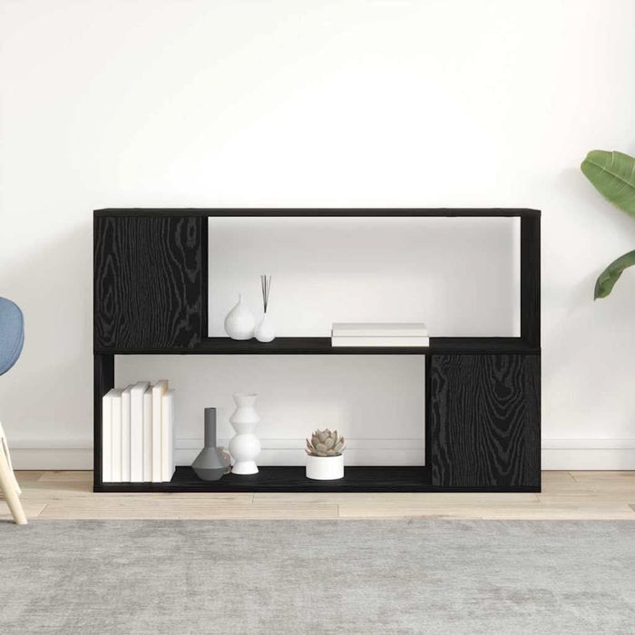 Set comodă TV Pe perete Negru 100 x 24 x 63 cm Lemn compozit - WALTI WALTI