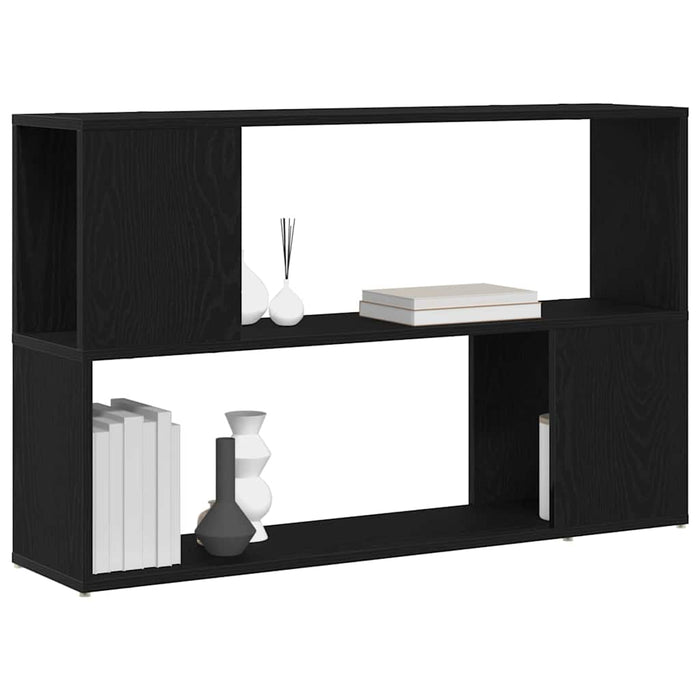 Set comodă TV Pe perete Negru 100 x 24 x 63 cm Lemn compozit - WALTI WALTI