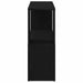 Set comodă TV Pe perete Negru 100 x 24 x 63 cm Lemn compozit - WALTI WALTI