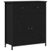 Bufet cu sertar Stejar negru 70 x 30 x 80 cm Lemn compozit - WALTI WALTI