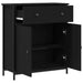 Bufet cu sertar Stejar negru 70 x 30 x 80 cm Lemn compozit - WALTI WALTI
