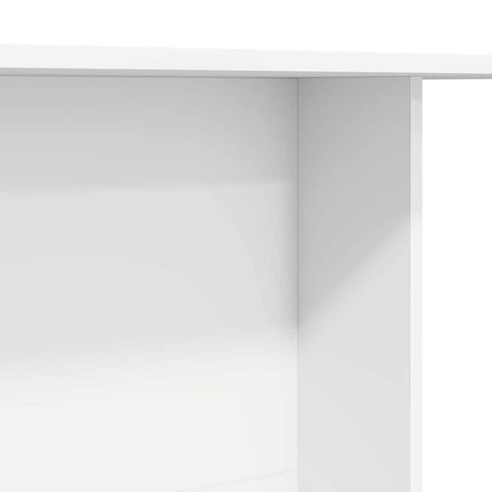Masă de dining Alb 110 x 60 x 75 cm Lemn compozit - WALTI WALTI