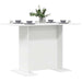 Masă de dining Alb 110 x 60 x 75 cm Lemn compozit - WALTI WALTI
