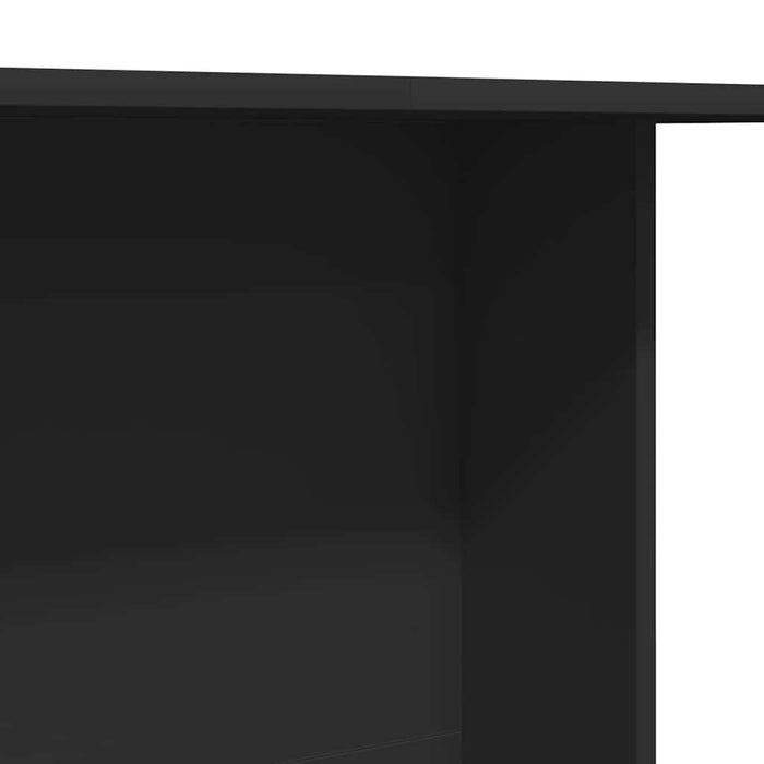 Masă de dining Negru 110 x 60 x 75 cm Lemn compozit - WALTI WALTI