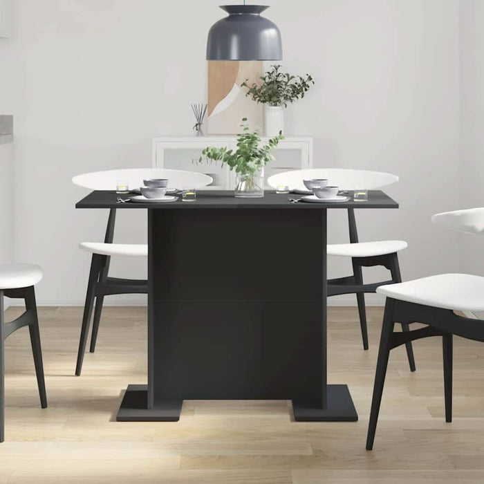 Masă de dining Negru 110 x 60 x 75 cm Lemn compozit - WALTI WALTI