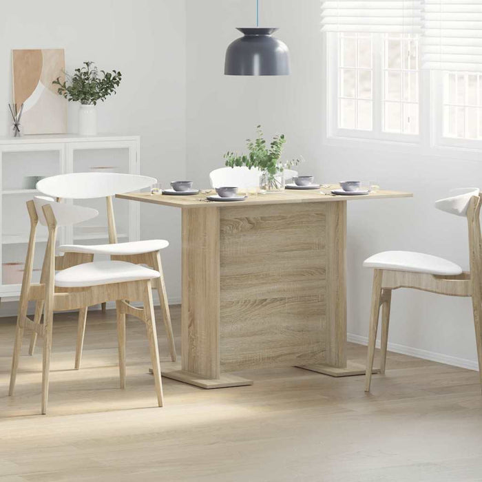 Masă de dining Stejar sonoma 110 x 60 x 75 cm Lemn compozit - WALTI WALTI