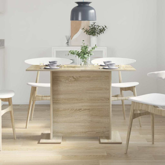 Masă de dining Stejar sonoma 110 x 60 x 75 cm Lemn compozit - WALTI WALTI