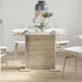 Masă de dining Stejar sonoma 110 x 60 x 75 cm Lemn compozit - WALTI WALTI