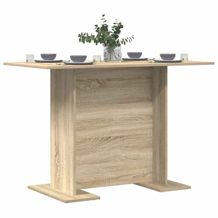 Masă de dining Stejar sonoma 110 x 60 x 75 cm Lemn compozit - WALTI WALTI