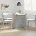 Masă de dining Gri beton 110 x 60 x 75 cm Lemn compozit - WALTI WALTI