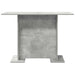 Masă de dining Gri beton 110 x 60 x 75 cm Lemn compozit - WALTI WALTI