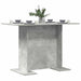 Masă de dining Gri beton 110 x 60 x 75 cm Lemn compozit - WALTI WALTI