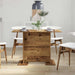 Masă de dining Lemn vechi 110 x 60 x 75 cm Lemn compozit - WALTI WALTI