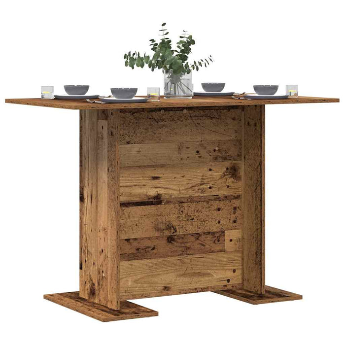 Masă de dining Lemn vechi 110 x 60 x 75 cm Lemn compozit - WALTI WALTI