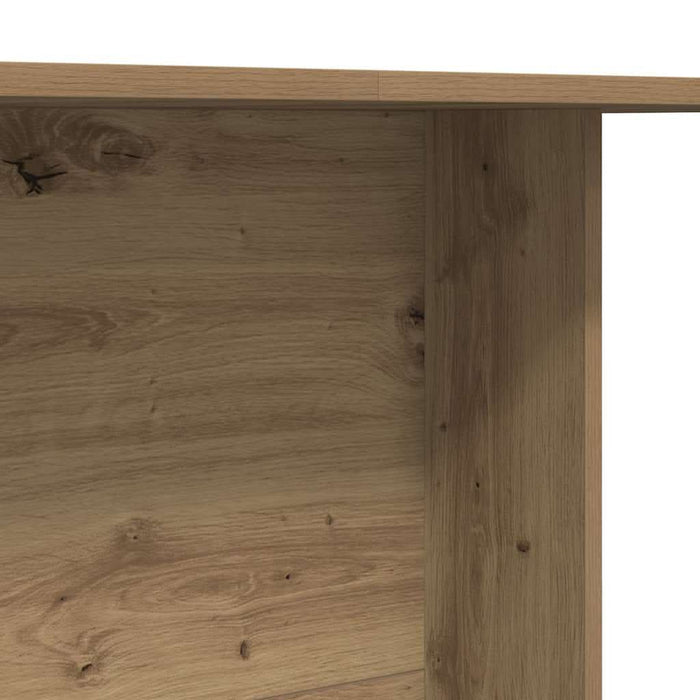 Masă de dining stejar artizanal 110 x 60 x 75 cm Lemn compozit - WALTI WALTI