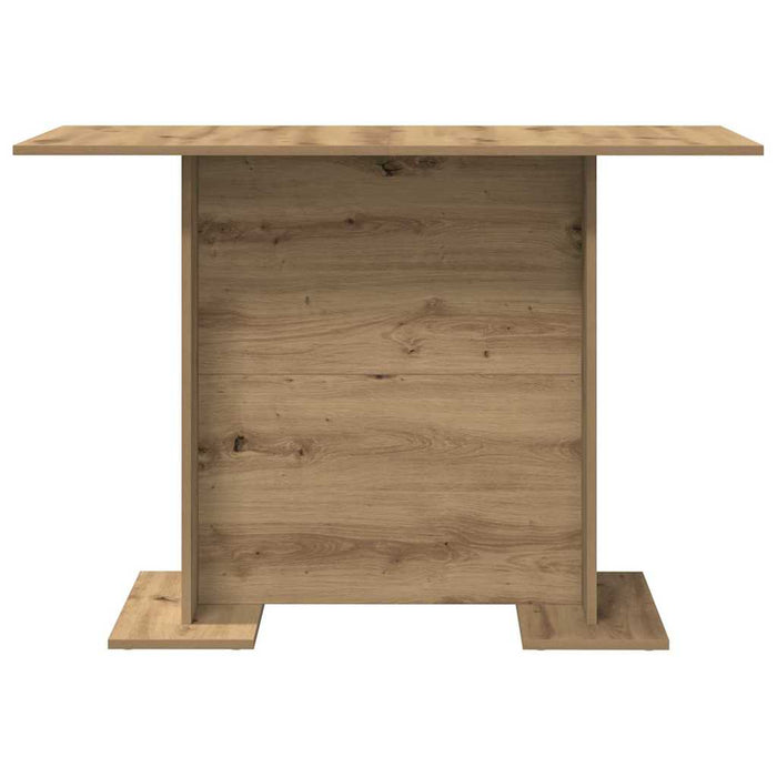 Masă de dining stejar artizanal 110 x 60 x 75 cm Lemn compozit - WALTI WALTI