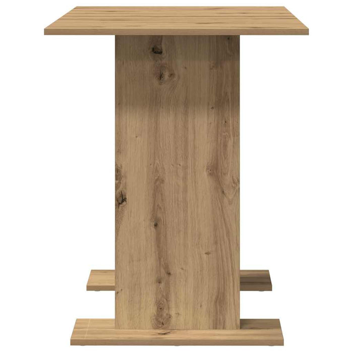 Masă de dining stejar artizanal 110 x 60 x 75 cm Lemn compozit - WALTI WALTI