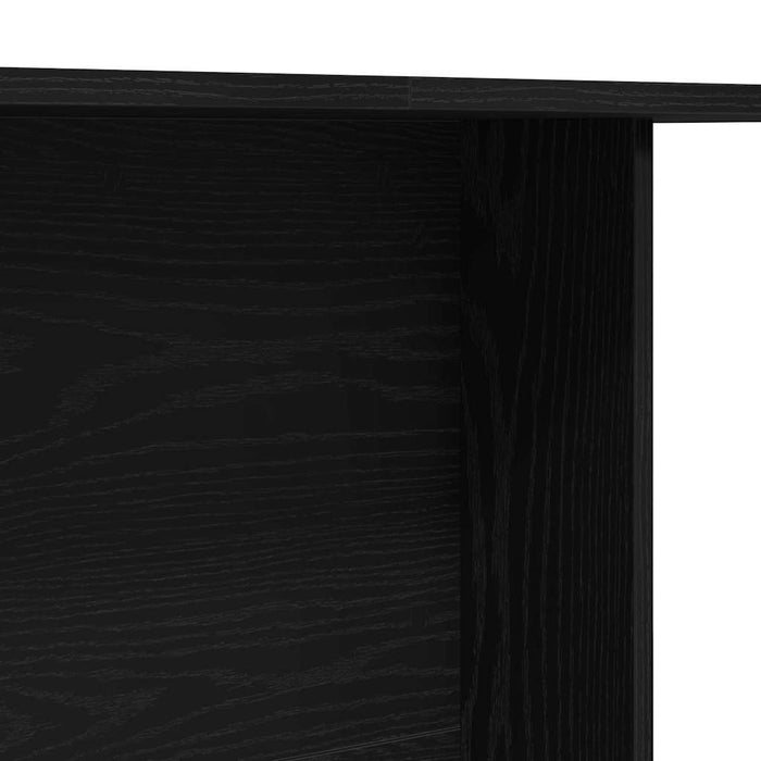 Masă de dining Stejar negru 110 x 60 x 75 cm Lemn compozit - WALTI WALTI