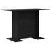 Masă de dining Stejar negru 110 x 60 x 75 cm Lemn compozit - WALTI WALTI