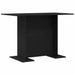 Masă de dining Stejar negru 110 x 60 x 75 cm Lemn compozit - WALTI WALTI