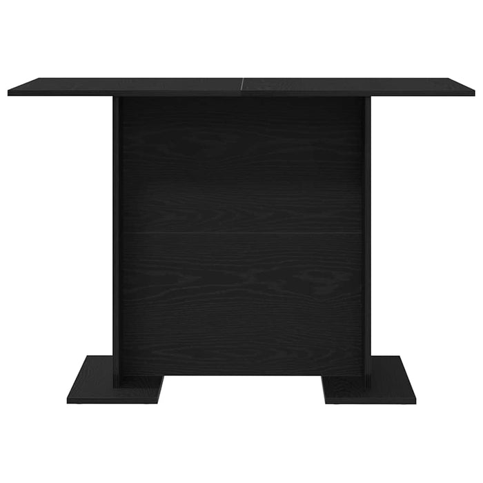 Masă de dining Stejar negru 110 x 60 x 75 cm Lemn compozit - WALTI WALTI