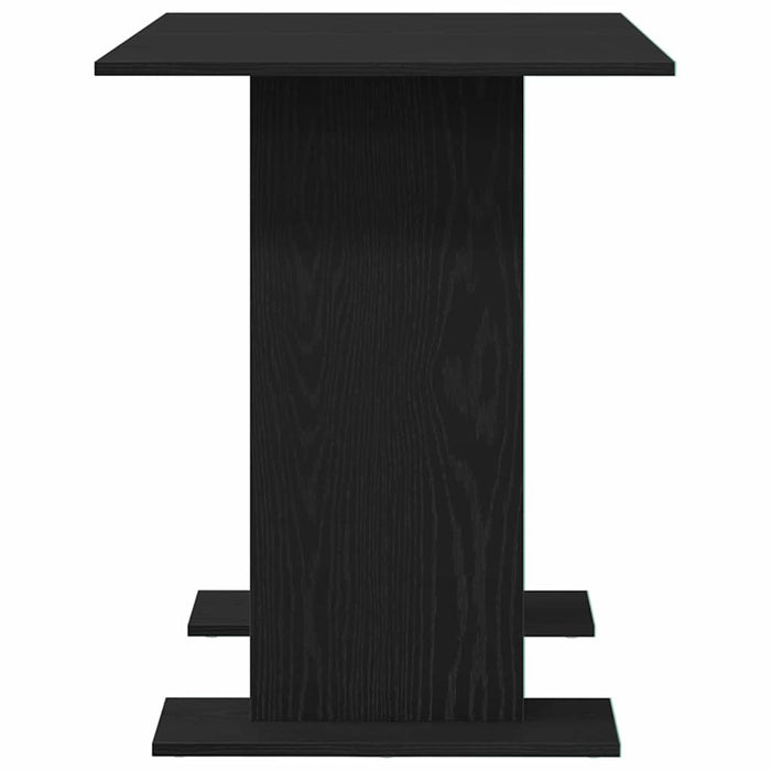 Masă de dining Stejar negru 110 x 60 x 75 cm Lemn compozit - WALTI WALTI