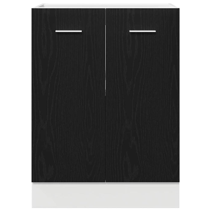 Dulap inferior, stejar negru, 60x46x81,5 cm, lemn prelucrat - WALTI WALTI