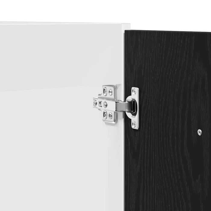 Dulap pentru chiuvetă, stejar negru, 80x46x81,5 cm, lemn prelucrat - WALTI WALTI